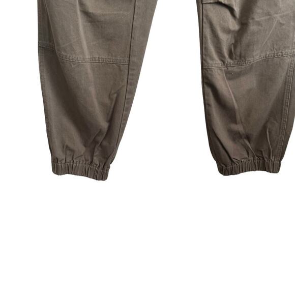 Y2K Sorella Moon Women Cotton Cargo Jogger Pants M Khaki Utility Gorp Streetwear - Picture 9 of 11